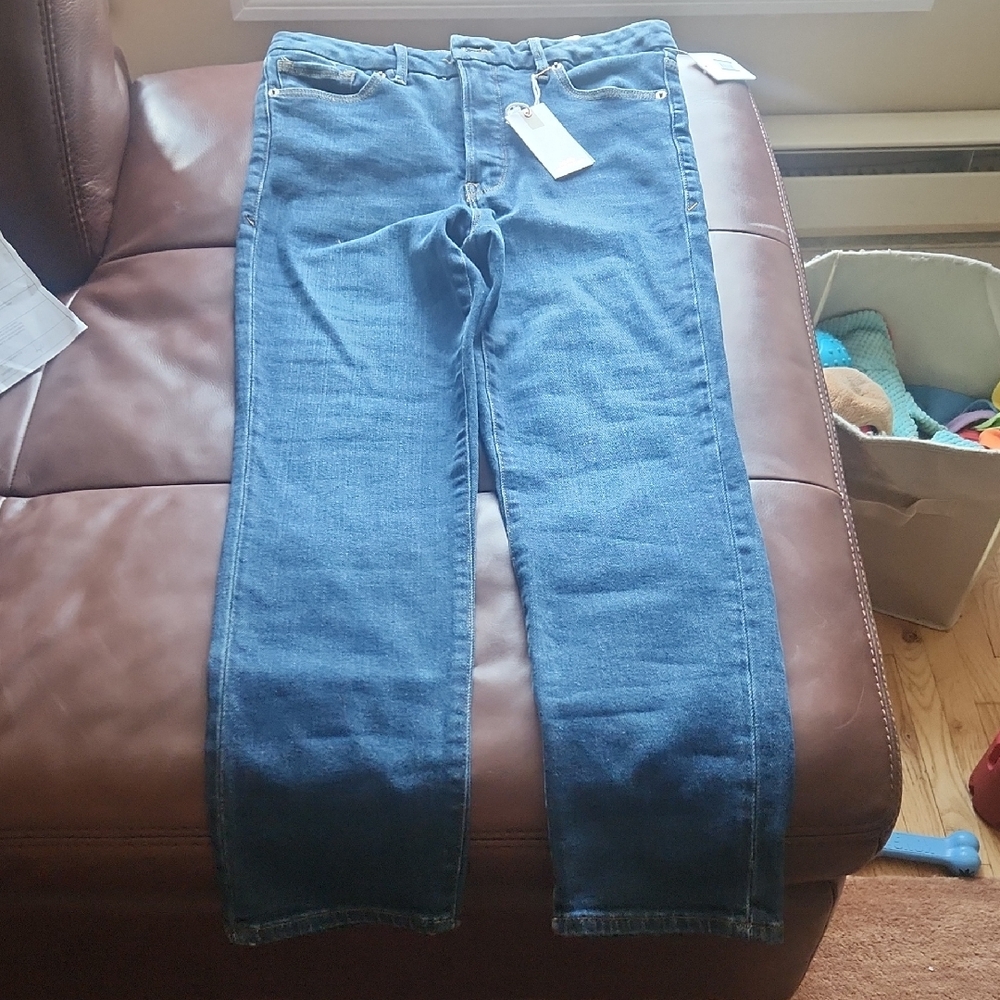 Good American Blue Straight Jeans Classic Style Size8/29
